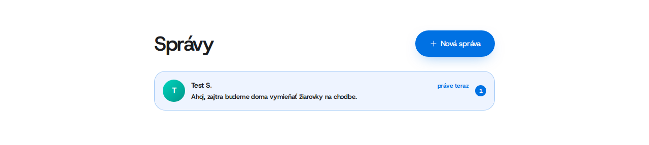 Zoznam správ.