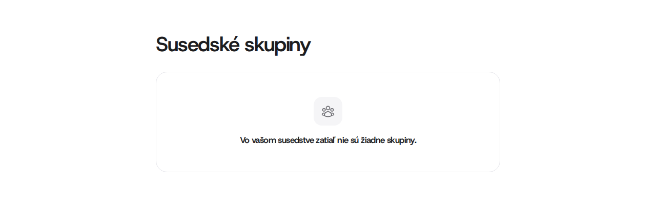 Stránky skupín a udalostí.